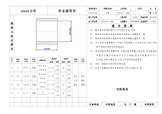 零件加工作业指导书样本