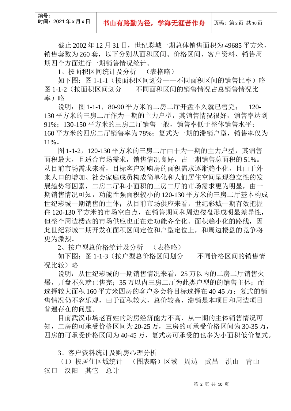 房地产行业某某城二期营销策划报告_第2页