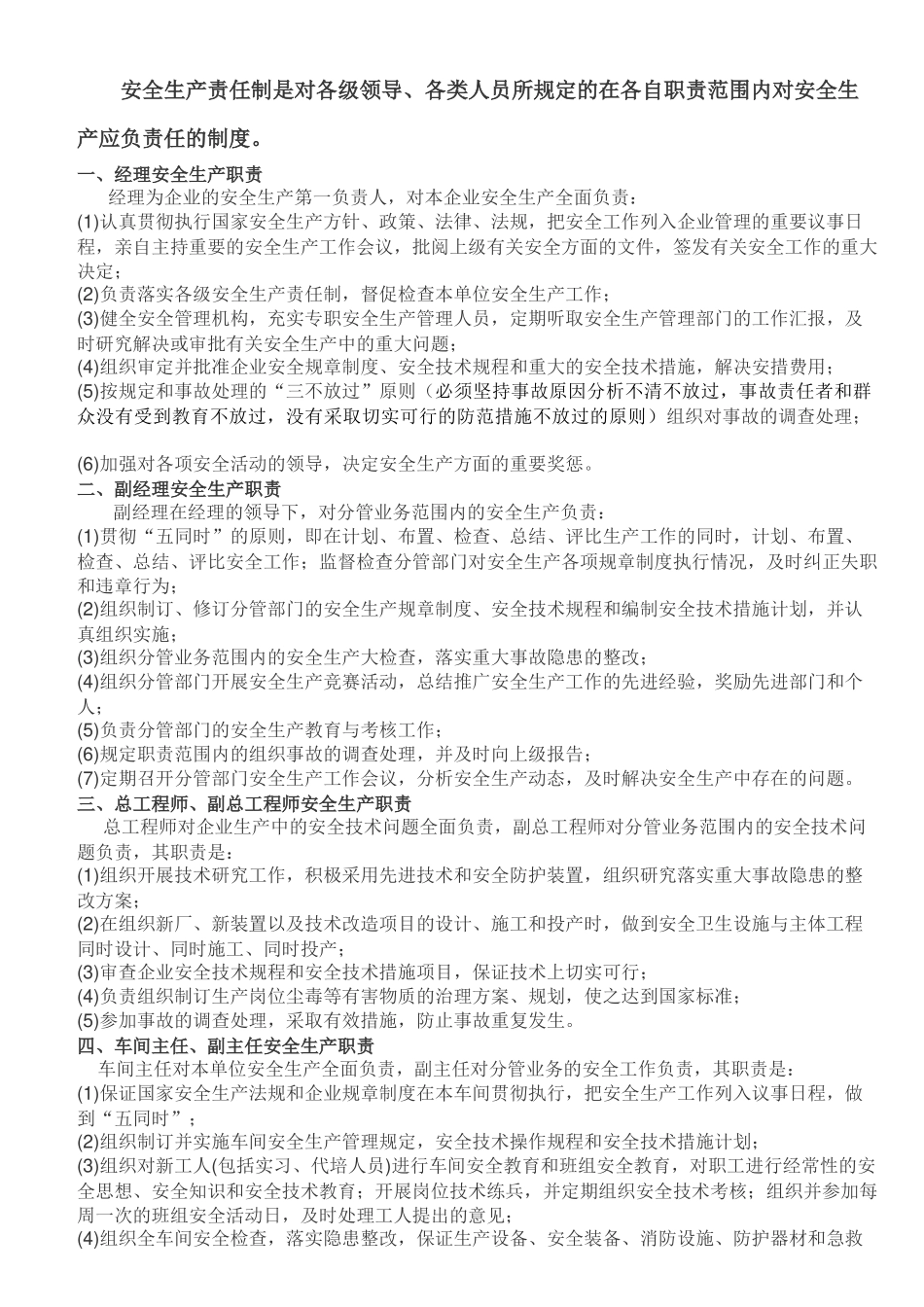 某自动化公司安全生产责任制_第1页