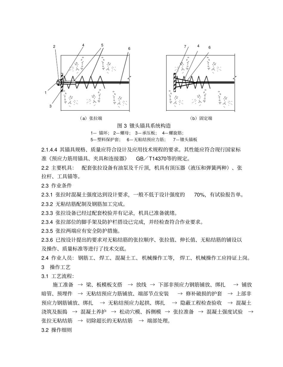 1.14无粘结后张法预应力砼施工工艺_第3页