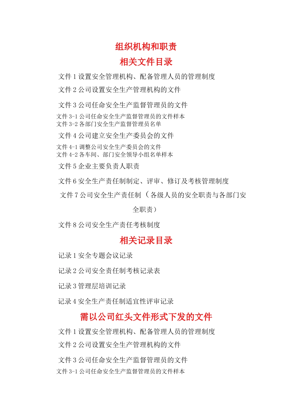 安全生产标准化资料2组织机构和职责_第1页