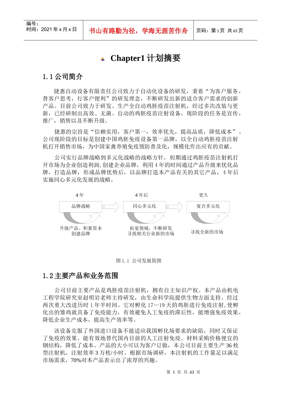 捷惠创业计划书文本_第1页