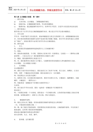 教你认识键盘大家庭