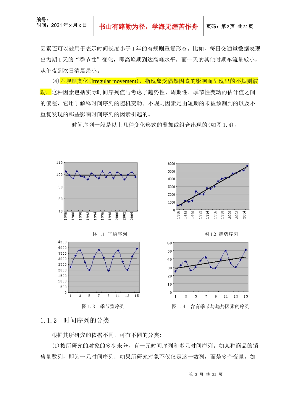 数学建模中时间序列详细说明_第2页