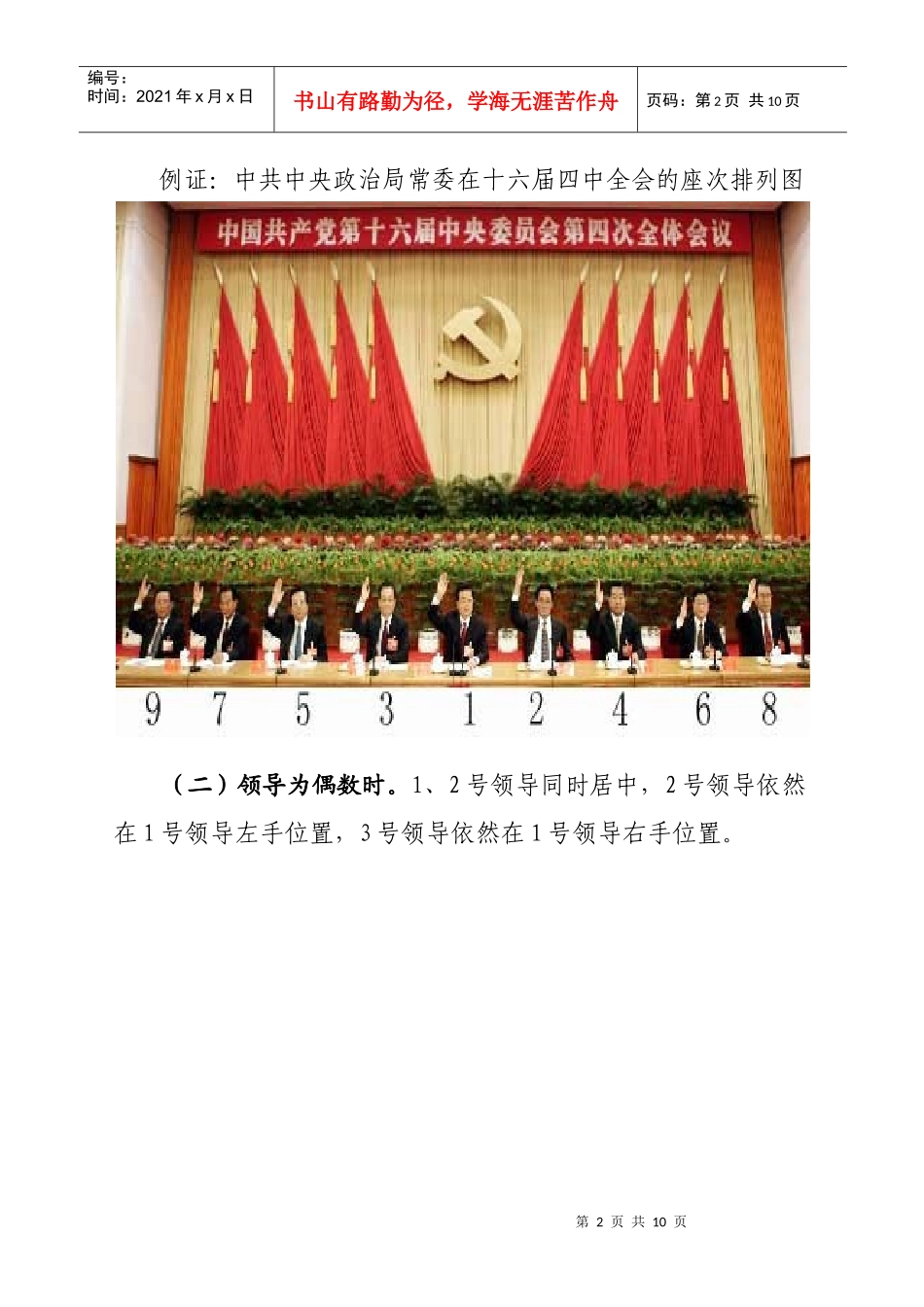 接待工作中座次安排常识与接待礼仪_第2页