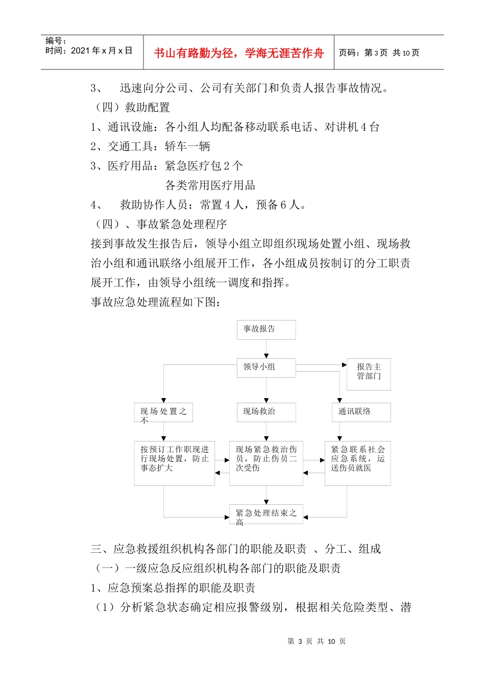 新建工厂二期项目施工现场安全生产事故应急救援预案_第3页