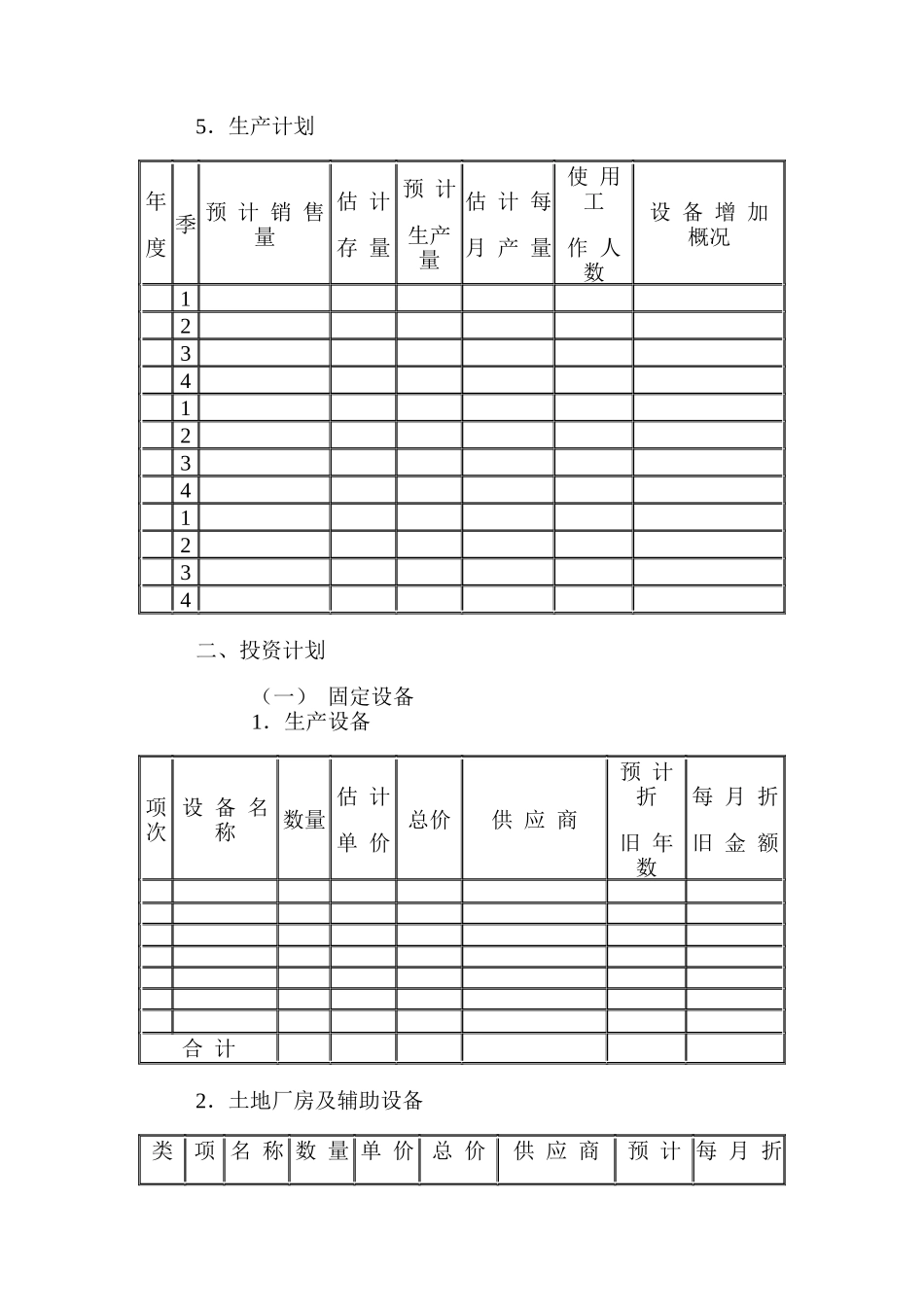 新项目开发计划（DOC 10页）_第2页