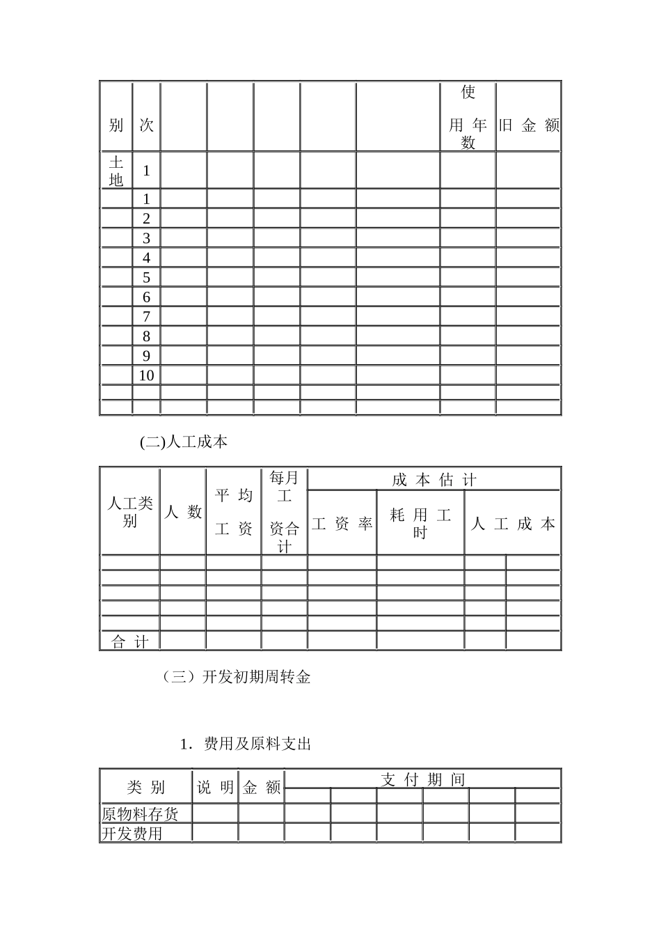 新项目开发计划（DOC 10页）_第3页
