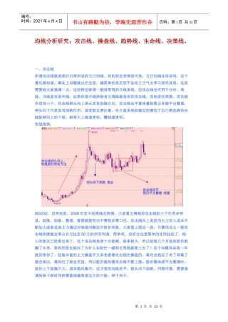 攻击线、操盘线、趋势线、生命线、决策线