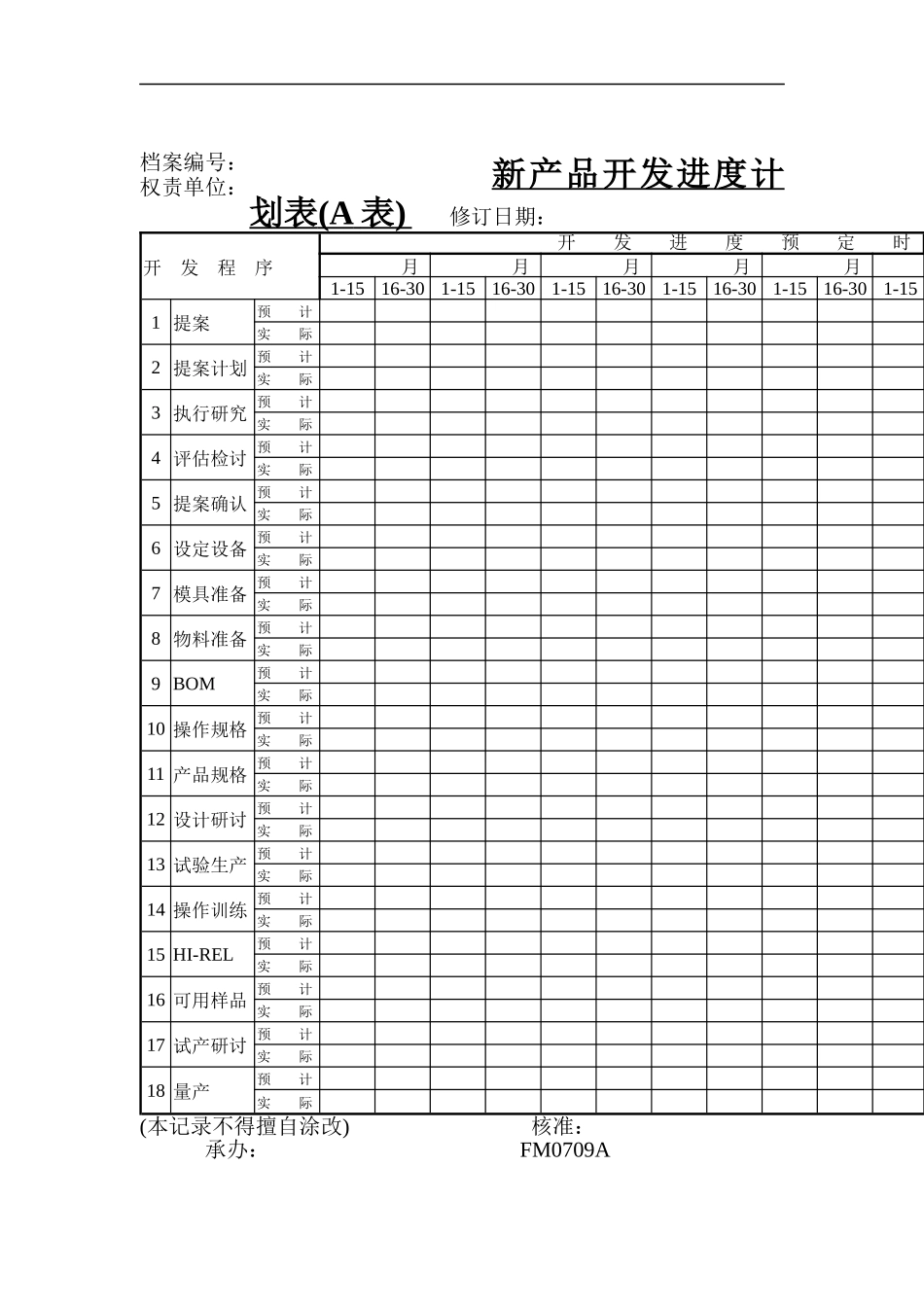 新产品开发进度计划表_第1页