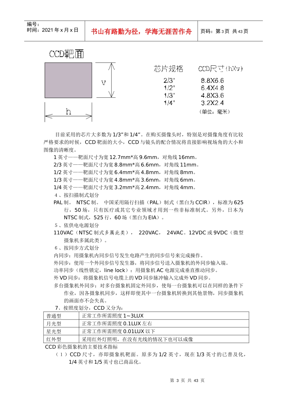 摄象机选型和施工问题(1)_第3页
