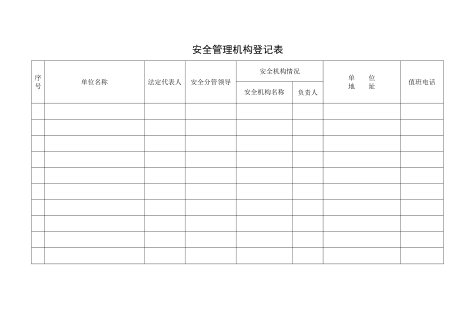 XX学校安全台账模板(33页)_第3页