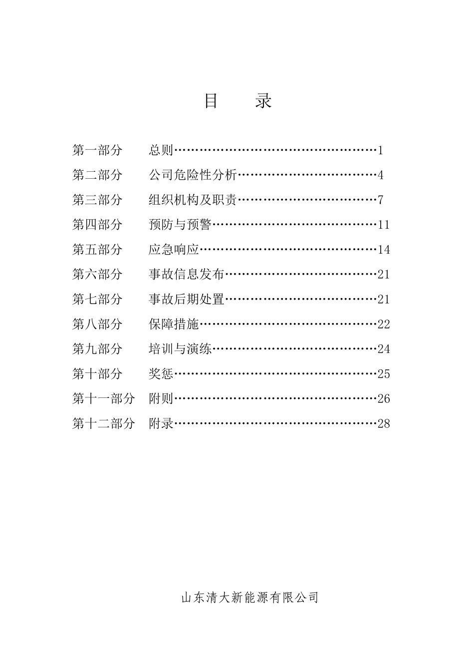 新能源有限公司危险化学品事故综合应急救援预案_第2页