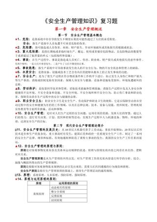 【安全课件】安全生产管理知识