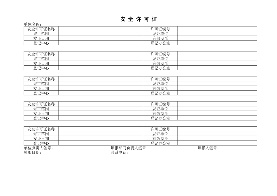 危化品生产企业安全管理表格_第3页
