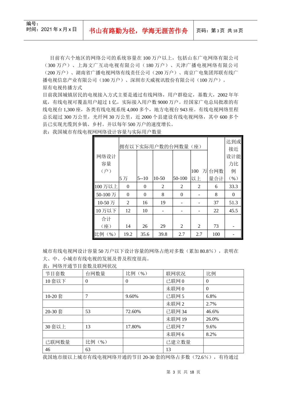数字电视行业年度投资策略报告_第3页