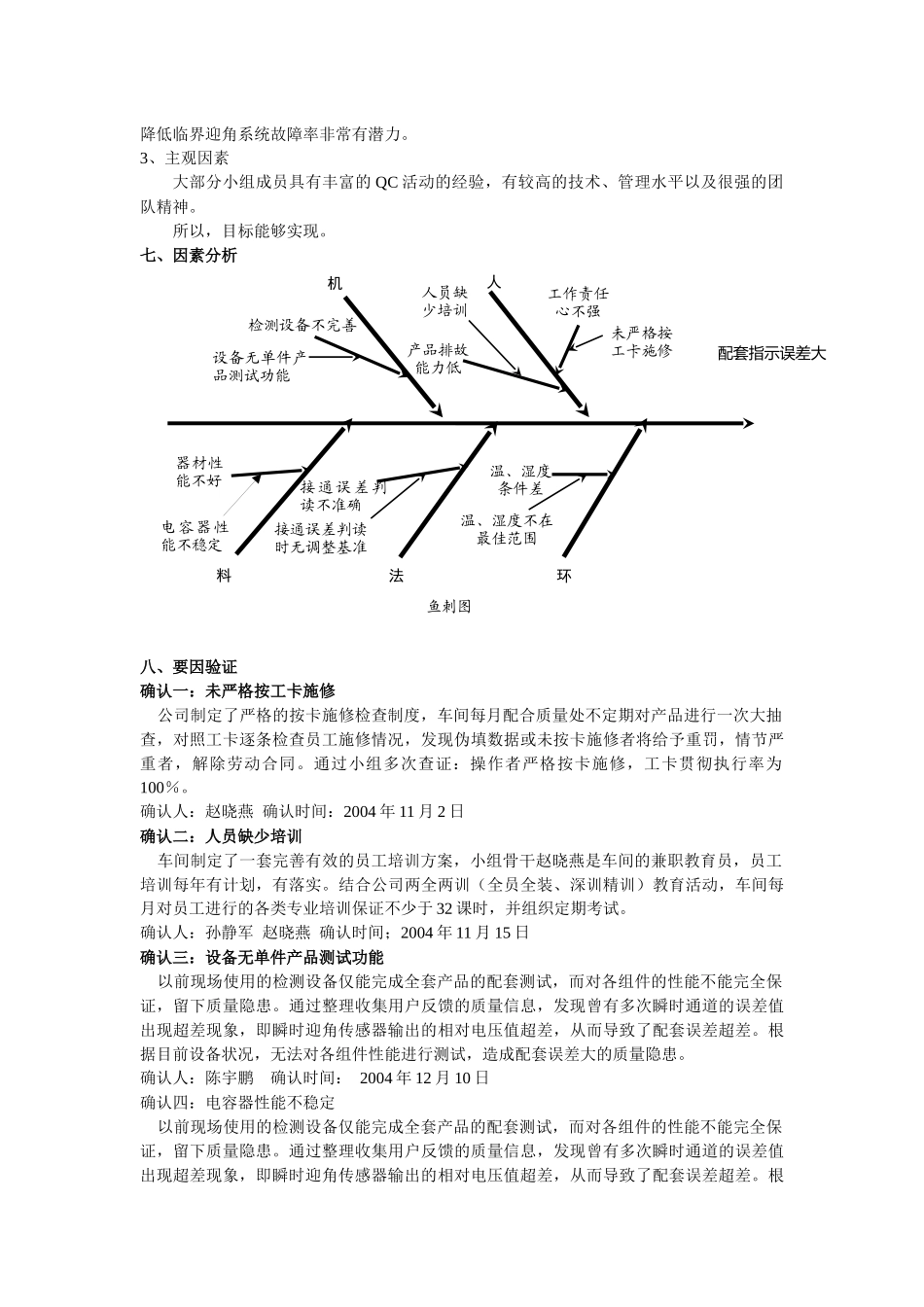 凌云集团十车间仪表QC小组--降低某型飞机临界迎角信号系统故障率_第3页