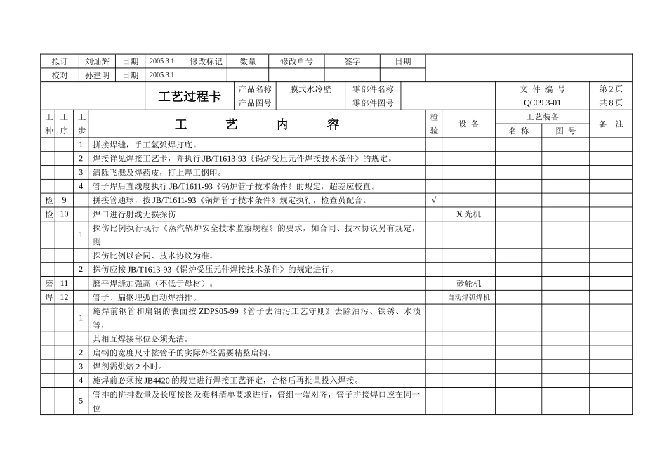 膜式水冷壁典型工艺_第2页