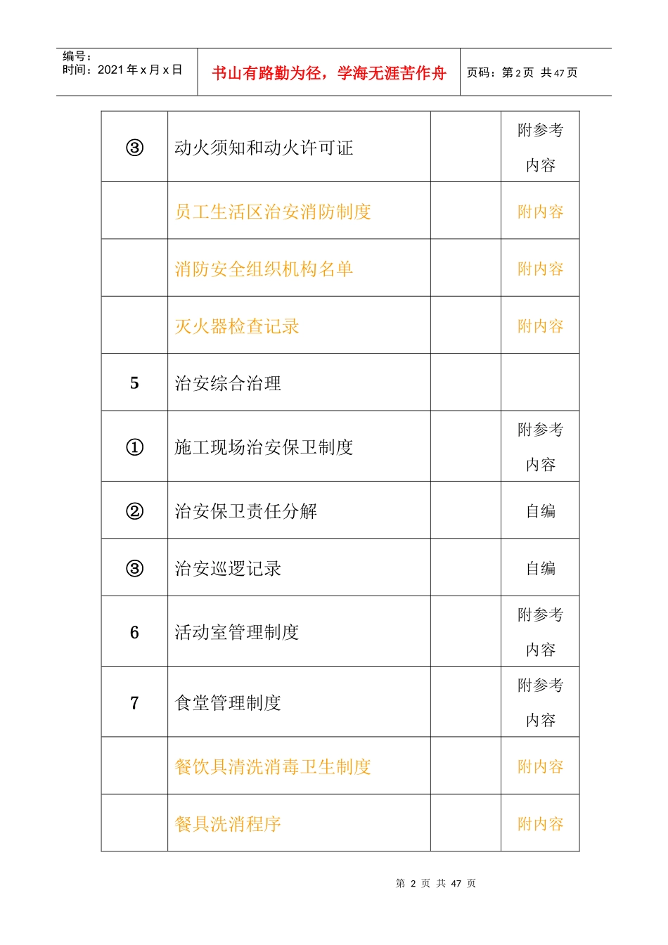 文明工地台帐_第2页