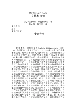 文化与价值（DOC 42页）