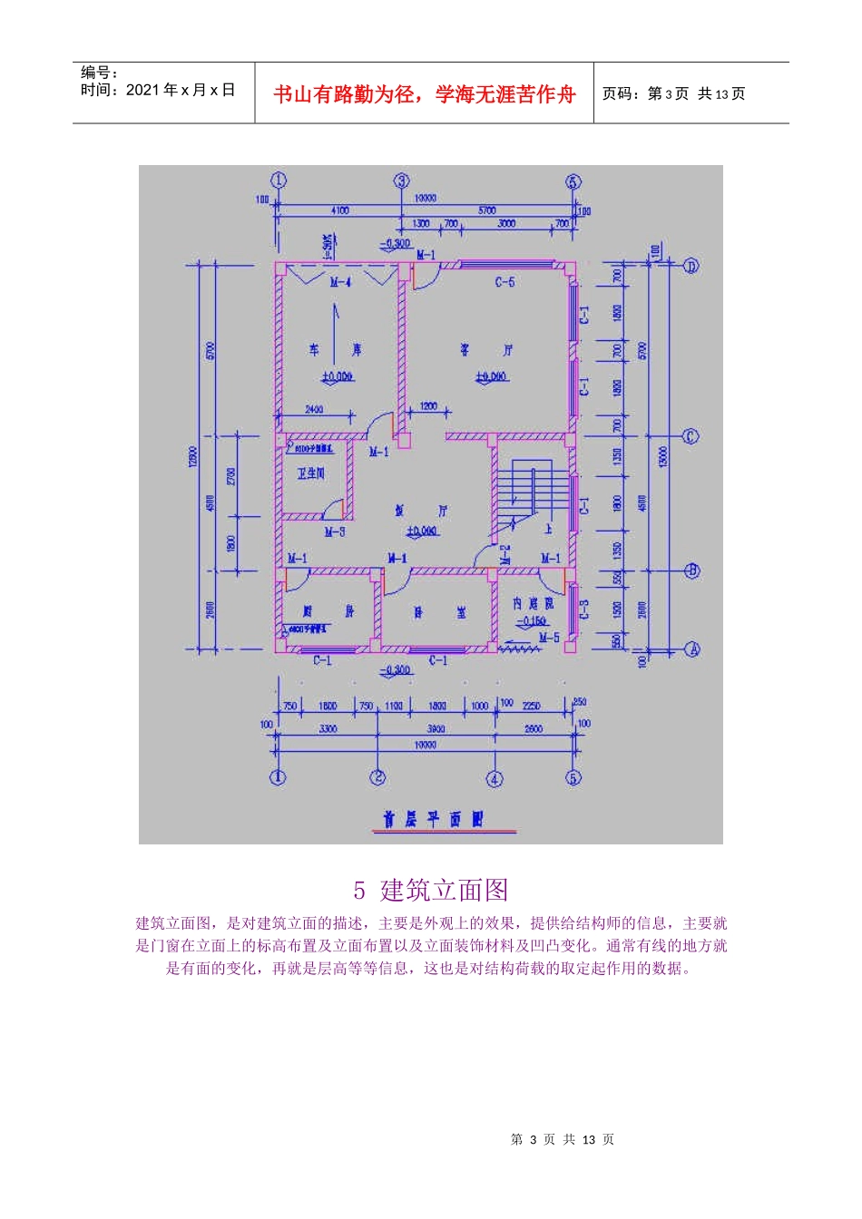 教你看懂建筑施工图及费用签证的填写技巧_第3页