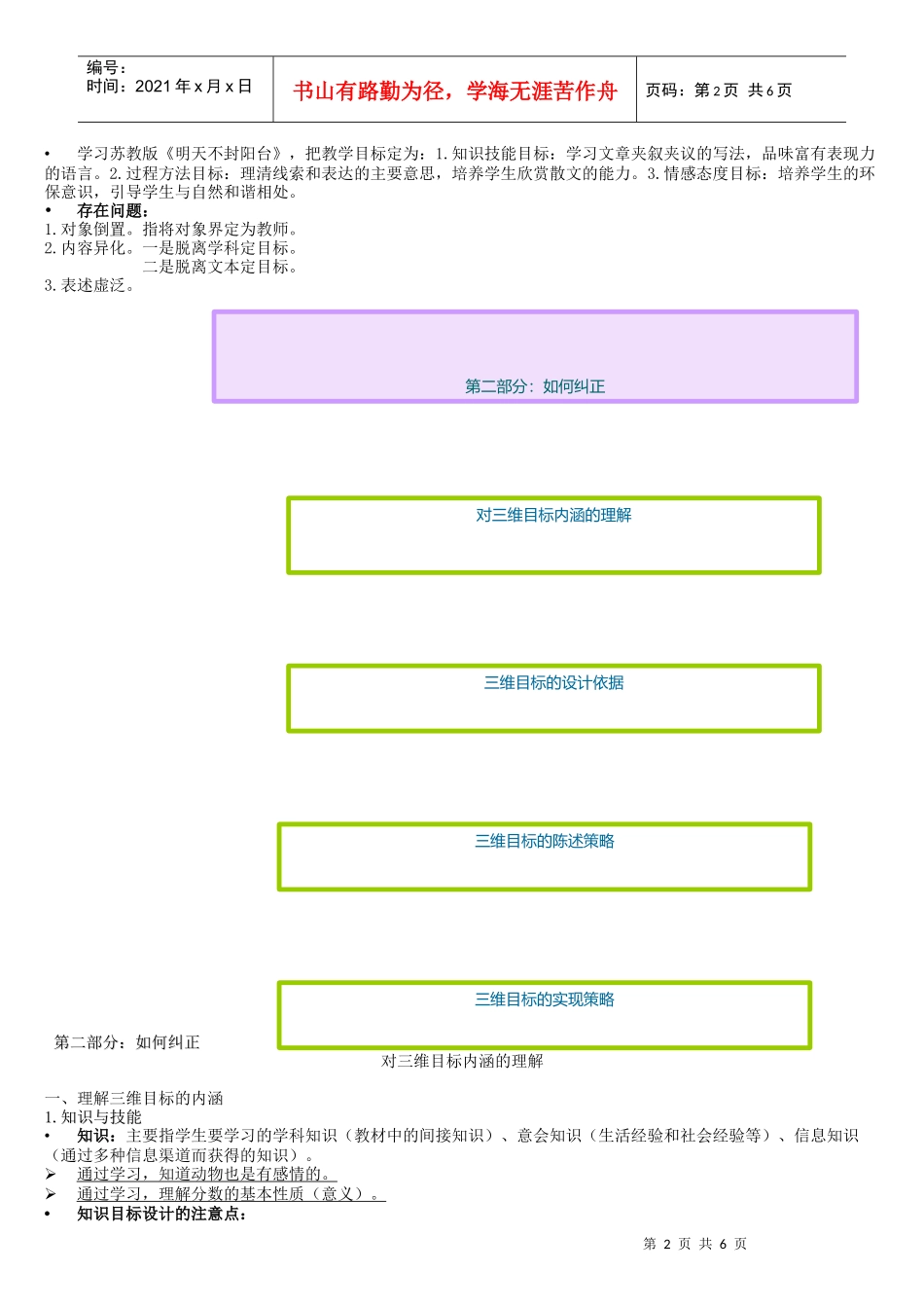新课程三维目标解读_第2页