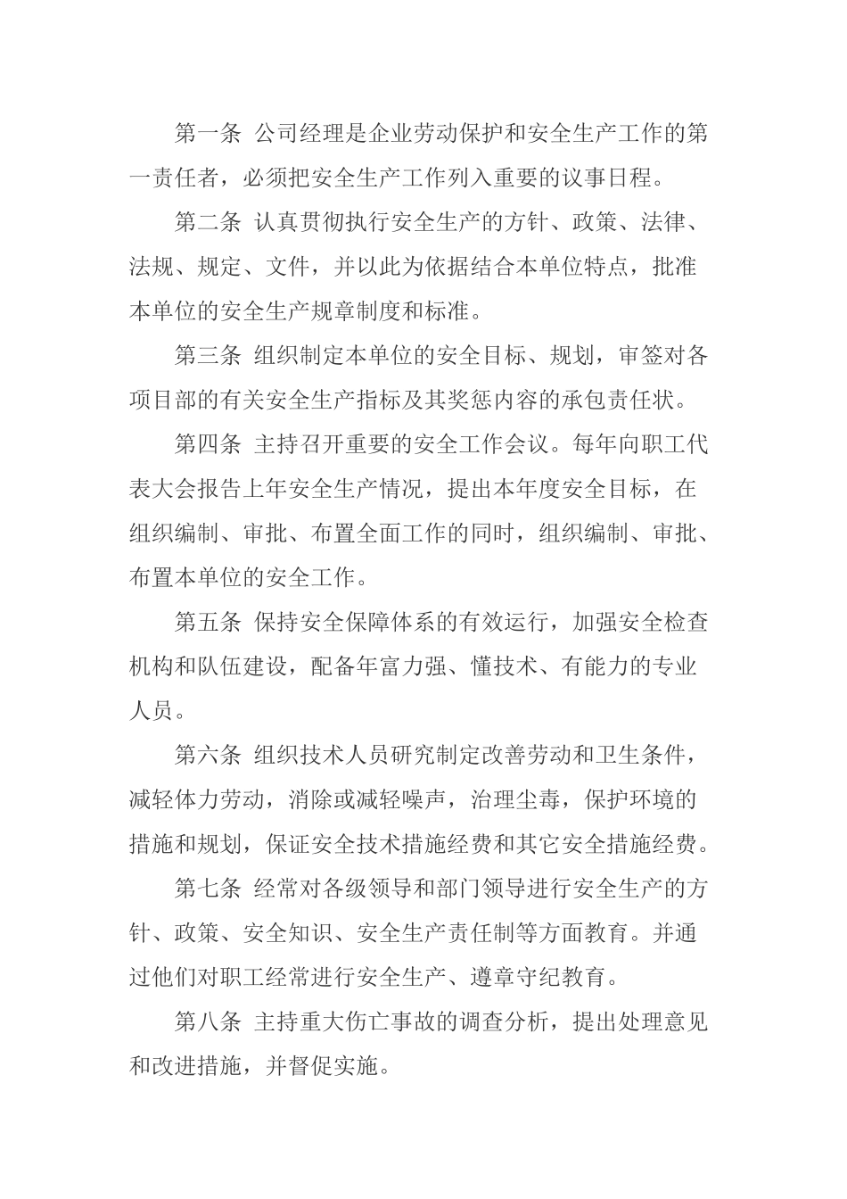 安全生产责任制度(全套齐全)(44页)_第2页