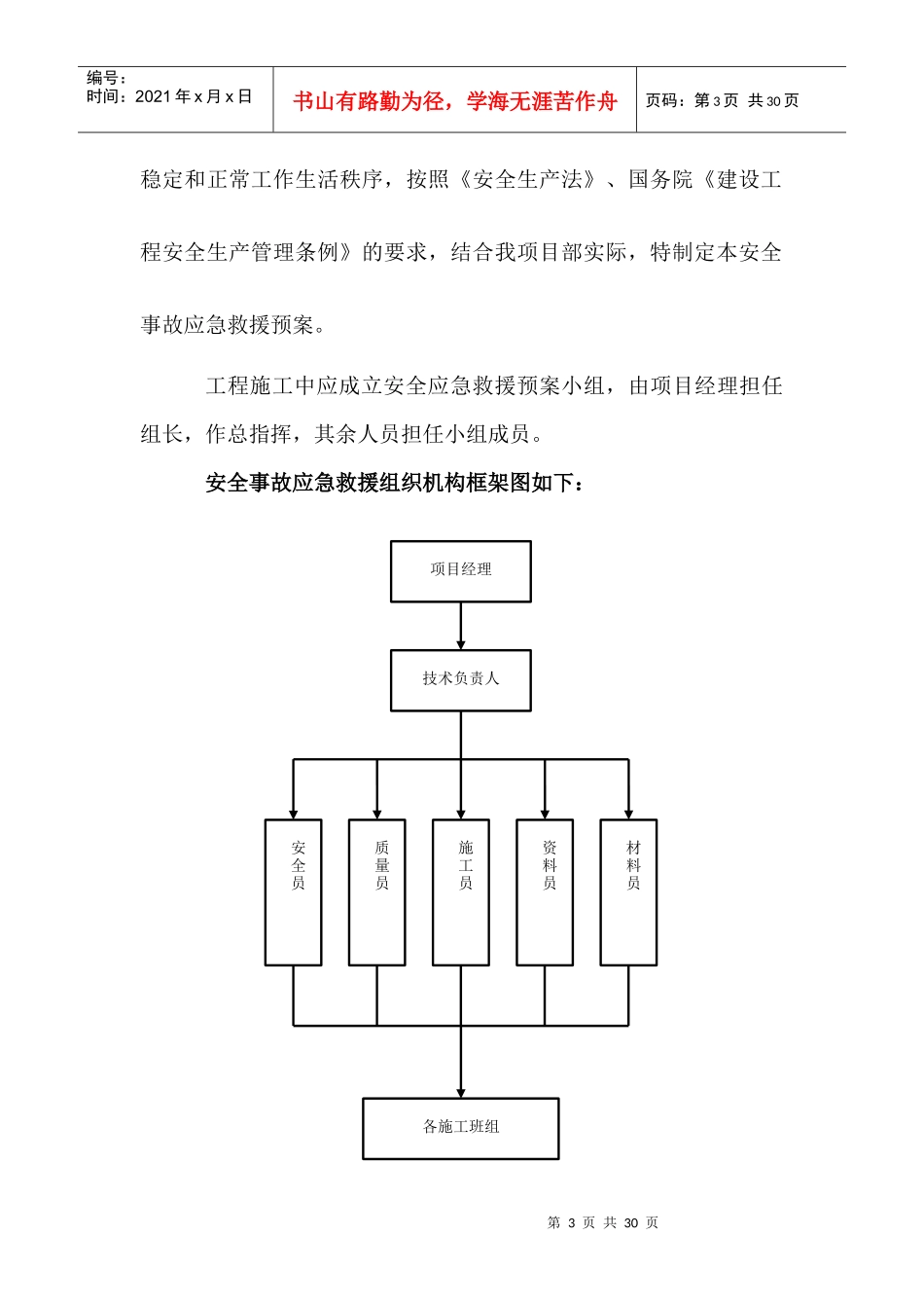 救援应急预案_第3页