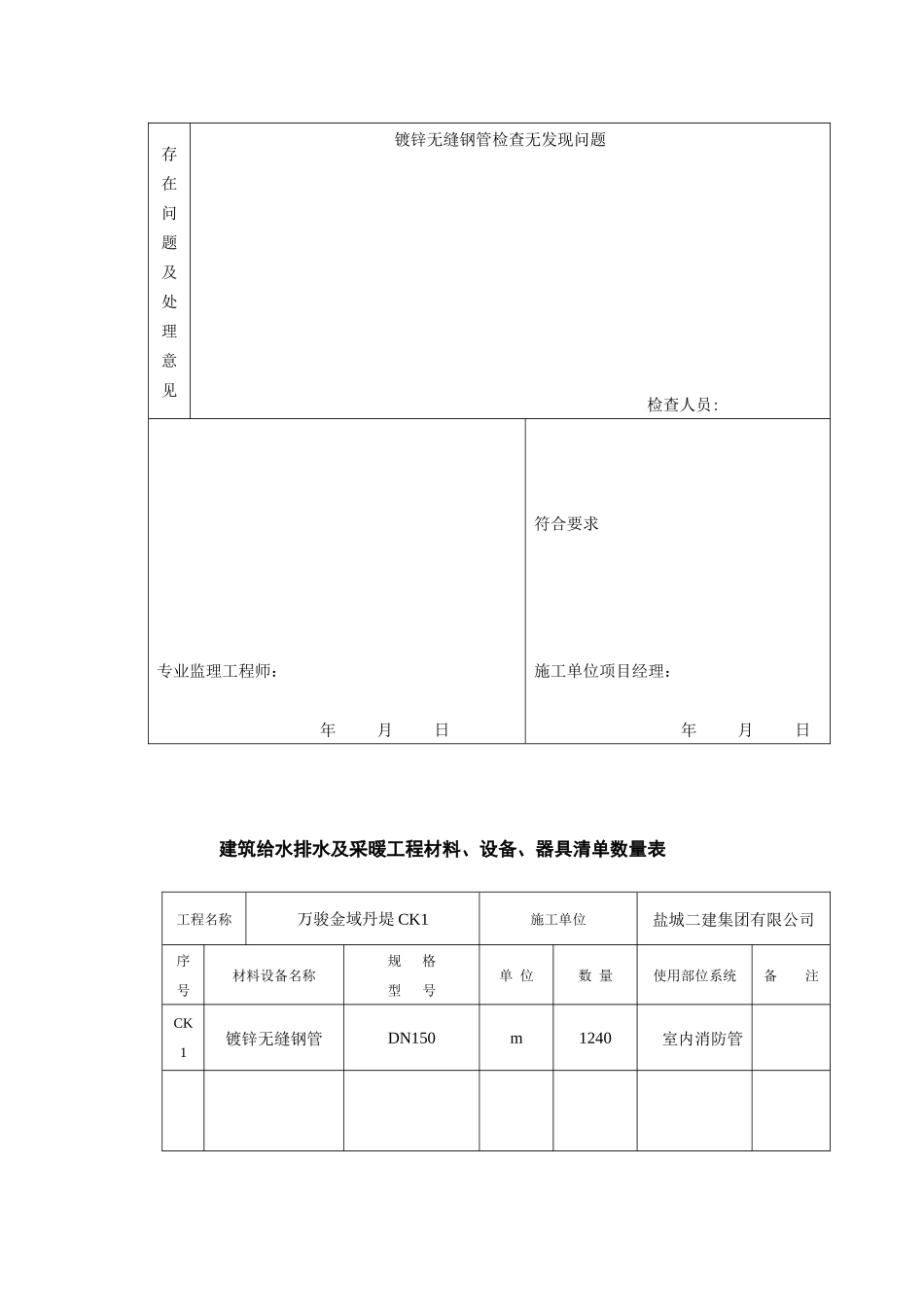 A32材料(构配件)、设备进场使用报验单0水_第3页