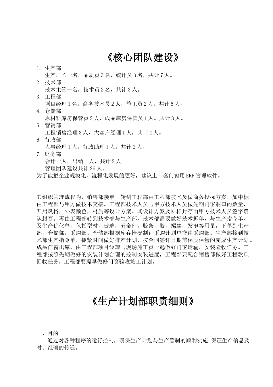 门窗生产企业运营架构组织及细则(35页)_第3页