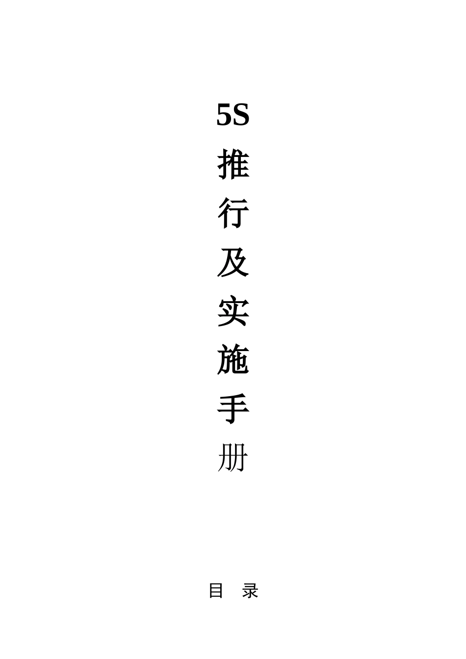 5S推行及实施手册_第1页