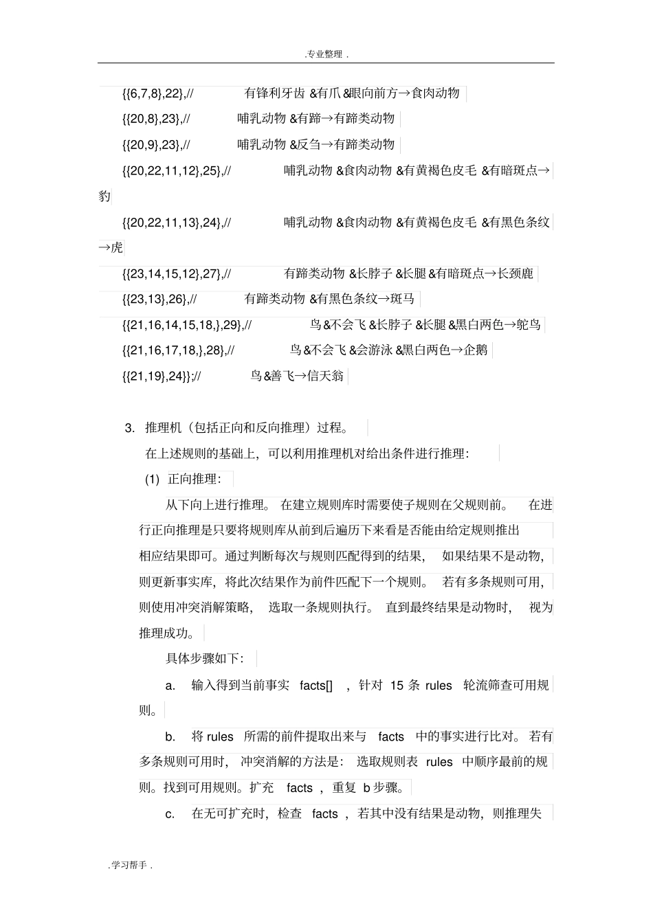 人工智能与专家系统实验报告_第3页