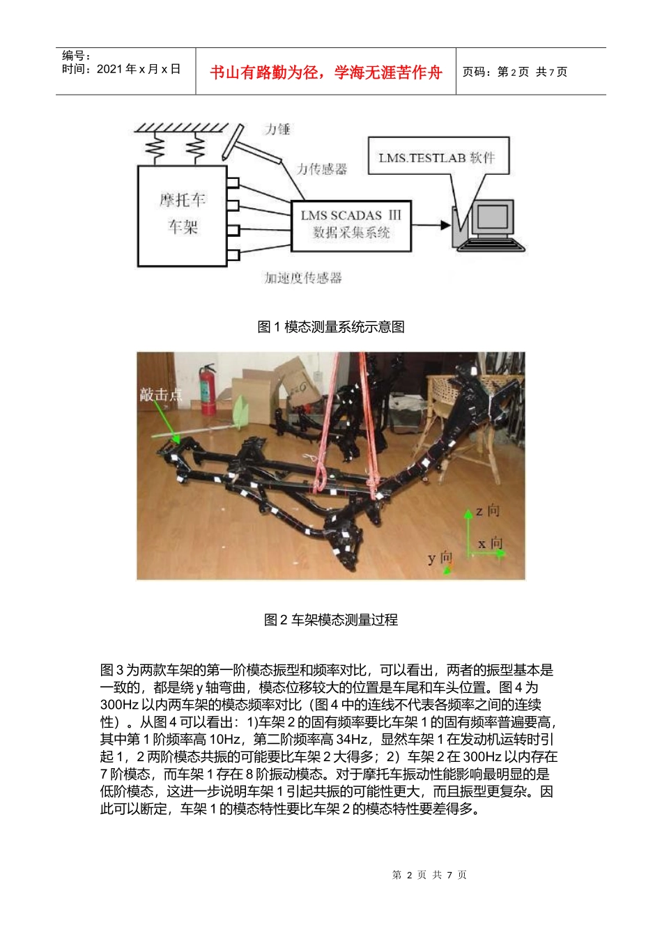 摩托车车架模态优化研讨_第2页
