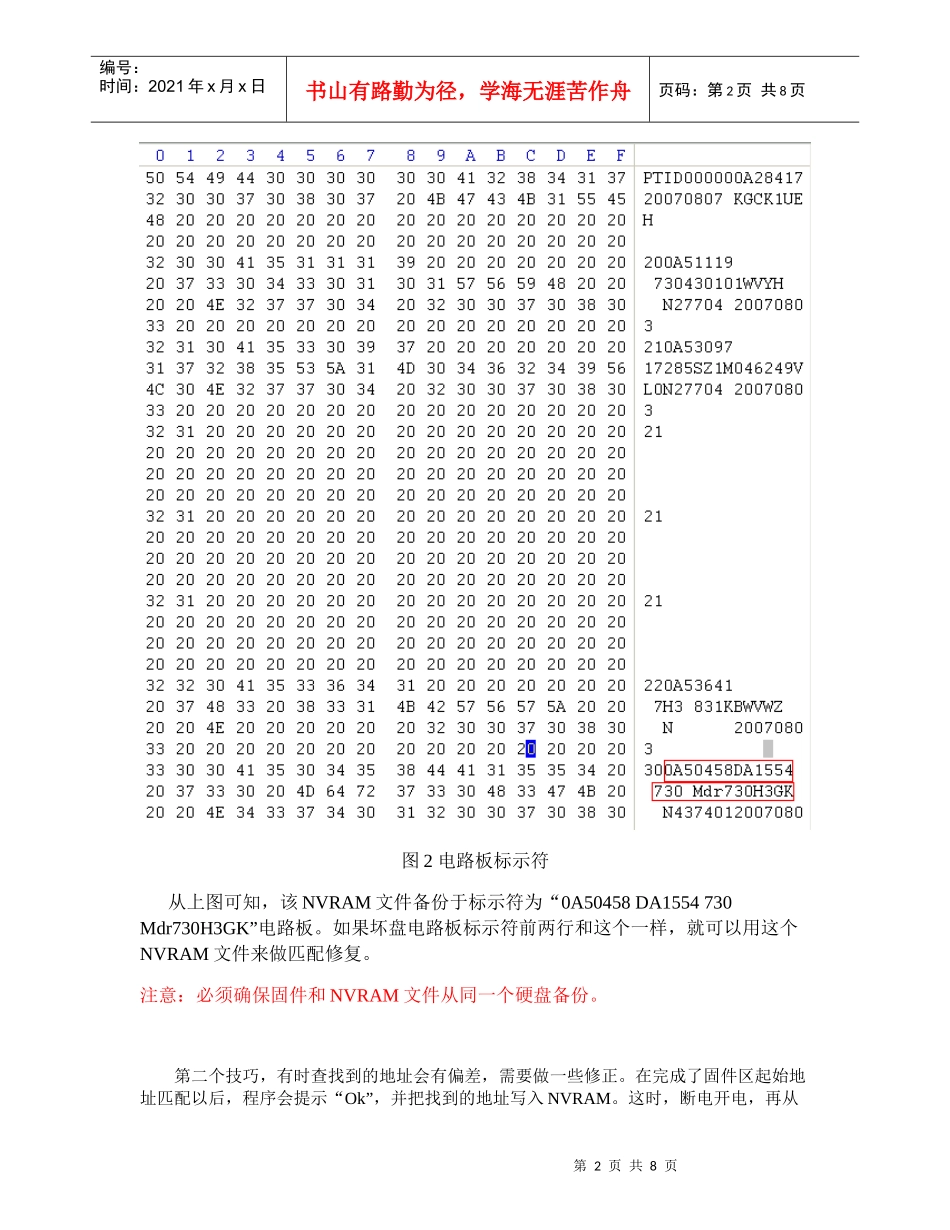 效率源日立硬盘(Hitachi)NVRAM修复技巧教程_第2页