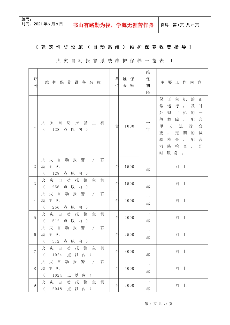 收费指导2(DOC 12)_第1页