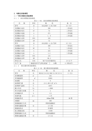 电除尘设备规范