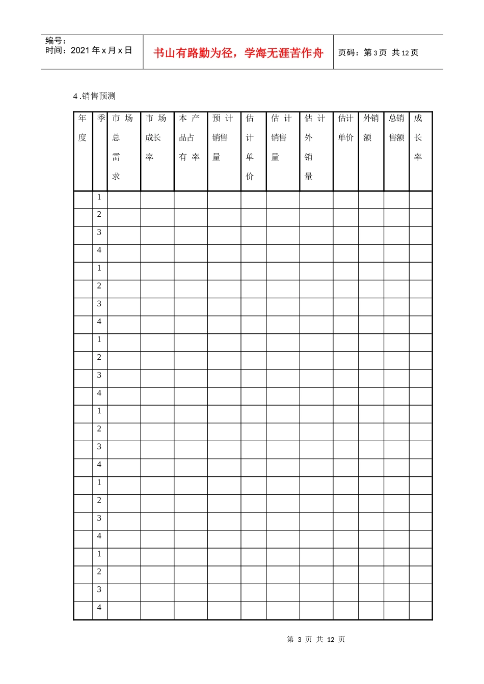 新项目的开发计划安排_第3页