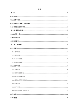 卓伦审核报告(审定稿)清洁生产