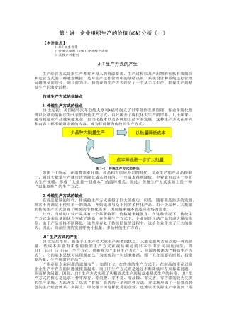 精益生产管理实战课程