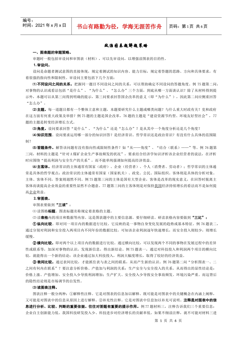 政治图表题解题策略_第1页