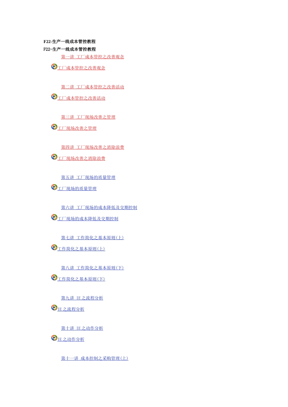 F-生产一线成本管控（课程讲义）_第1页