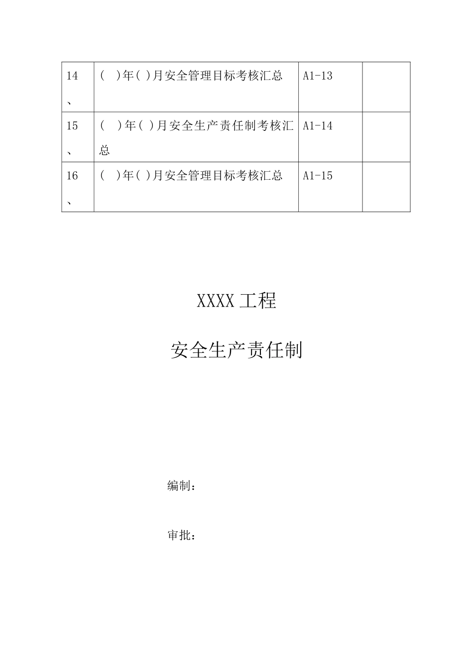 XXX污水处理厂工程施工现场安全管理资料(安全台账)_第2页