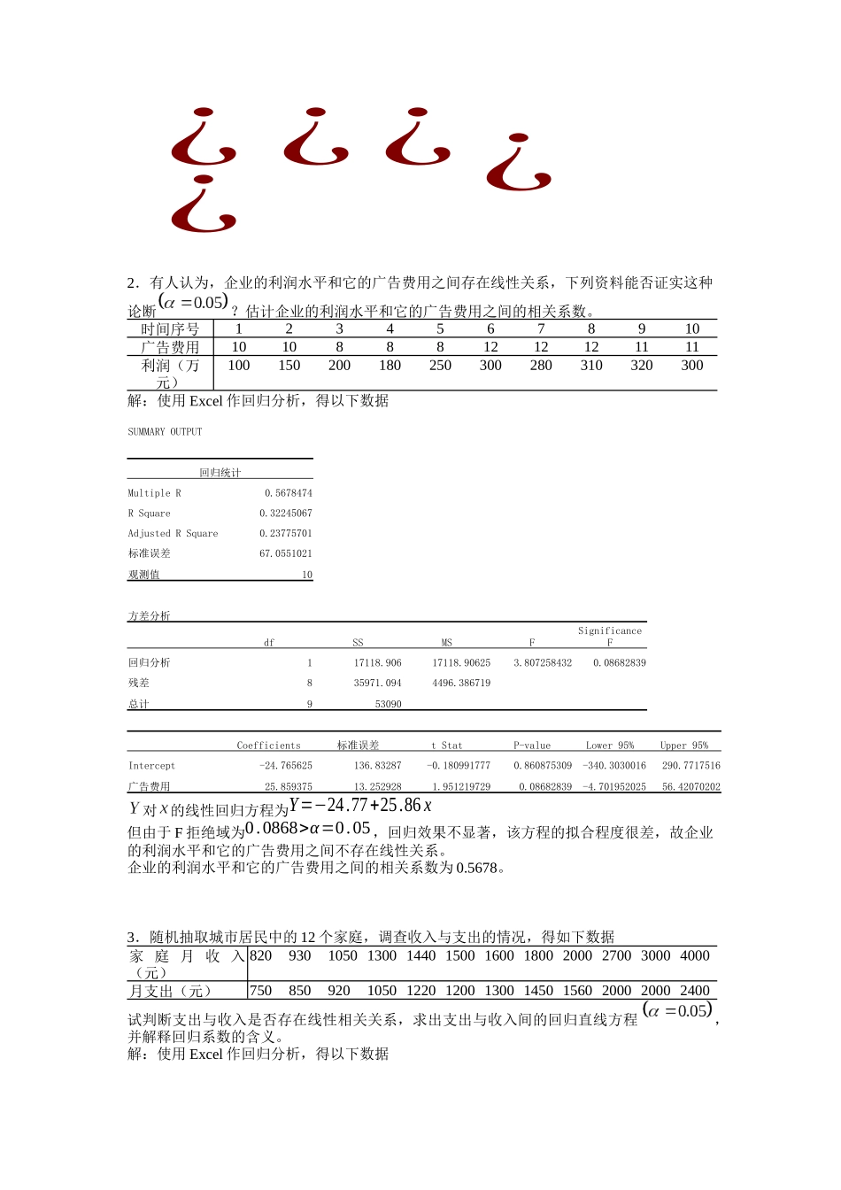管理知识数学I作业（习题六）_第2页