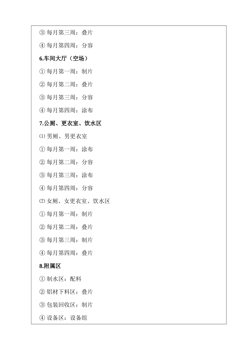 青山电池生产线“5S”及定置管理考核标准_第3页