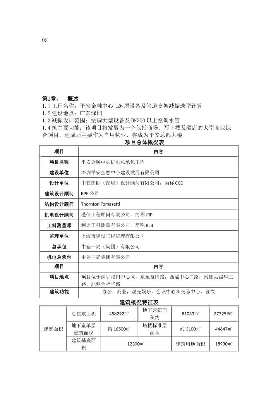 设备层减振设备及支吊架深化校核计算书_第3页