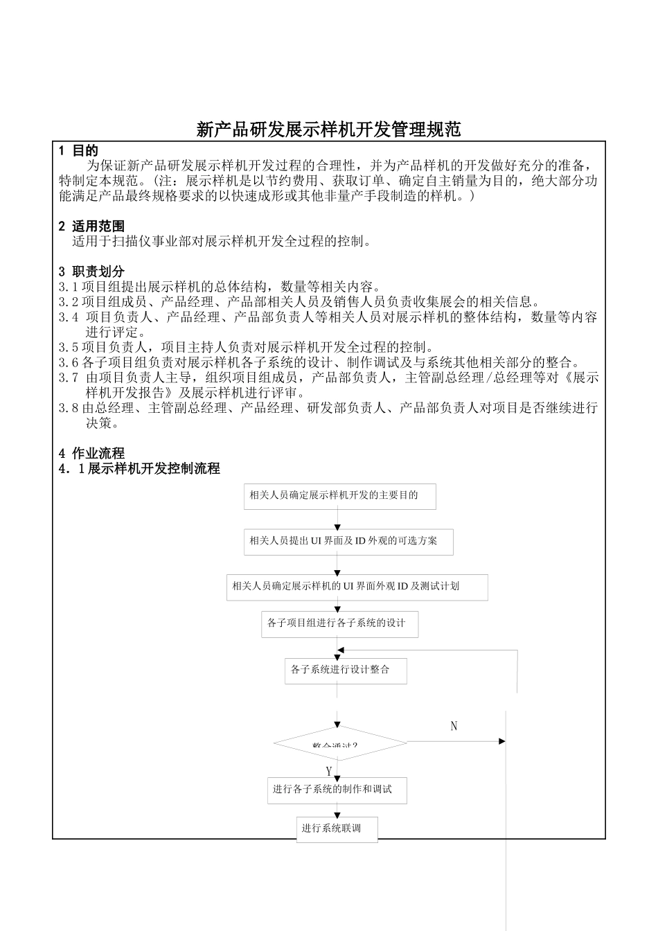 新产品研发展示样机开发管理规范_第1页
