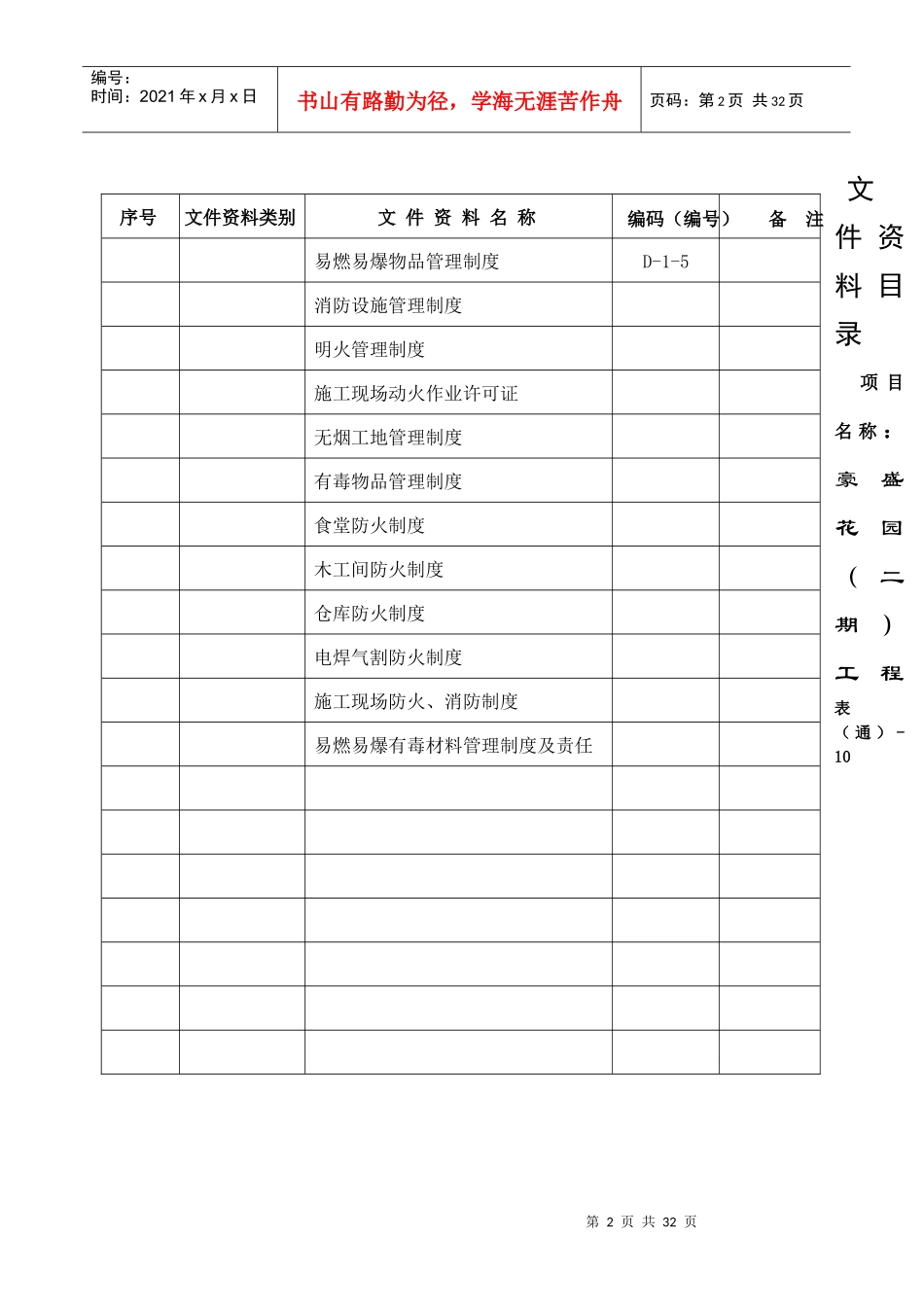 文明工地资料目录_第2页