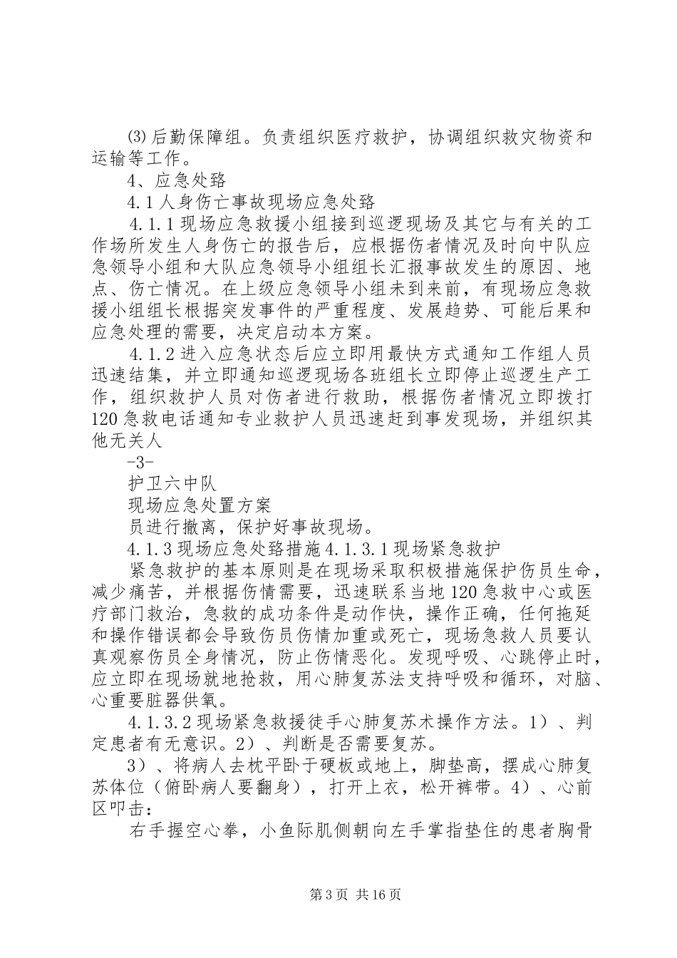 现场应急处置实施方案(通用版)_第3页