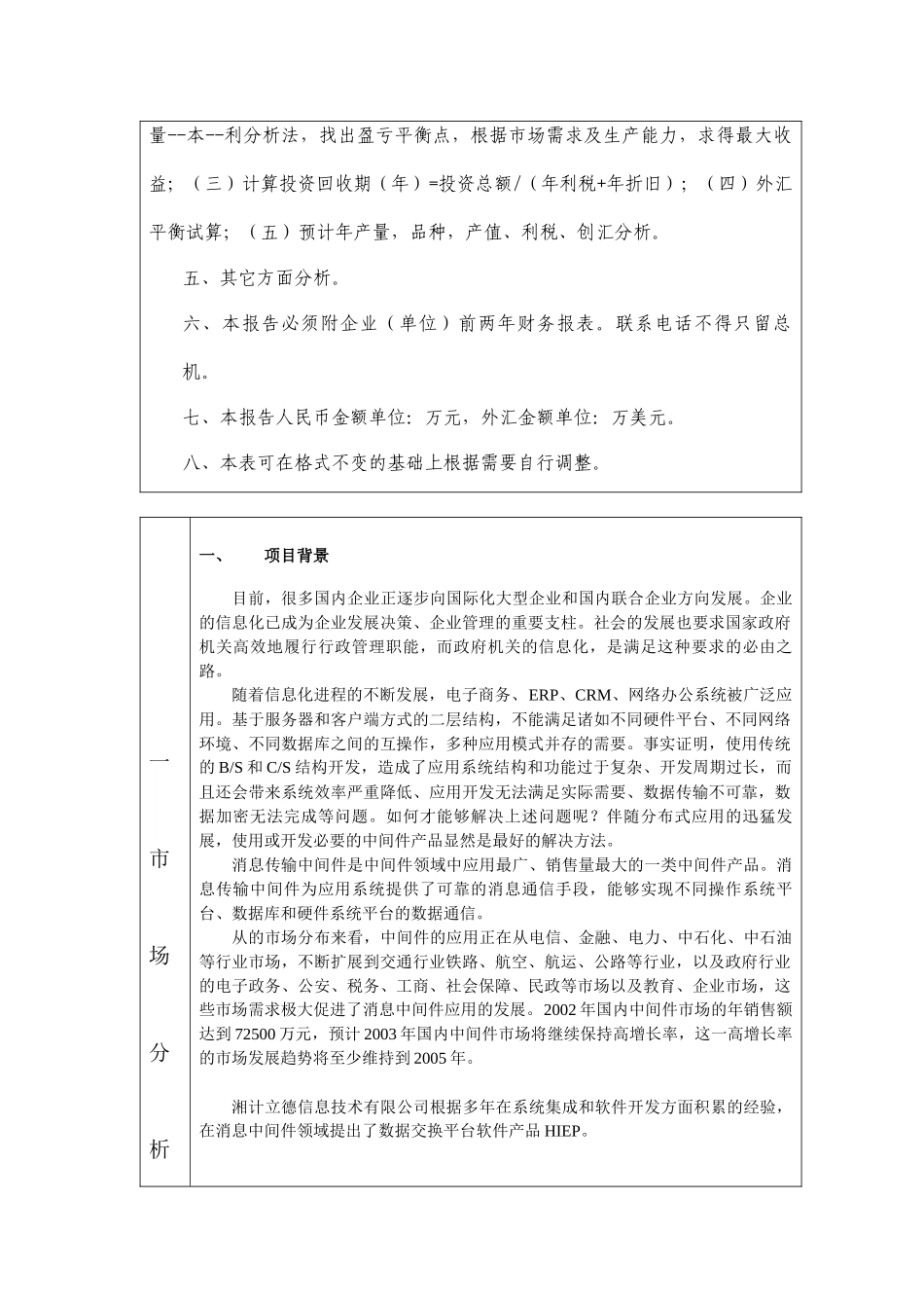 数据交换平台软件产品开发项目可行性报告_第3页