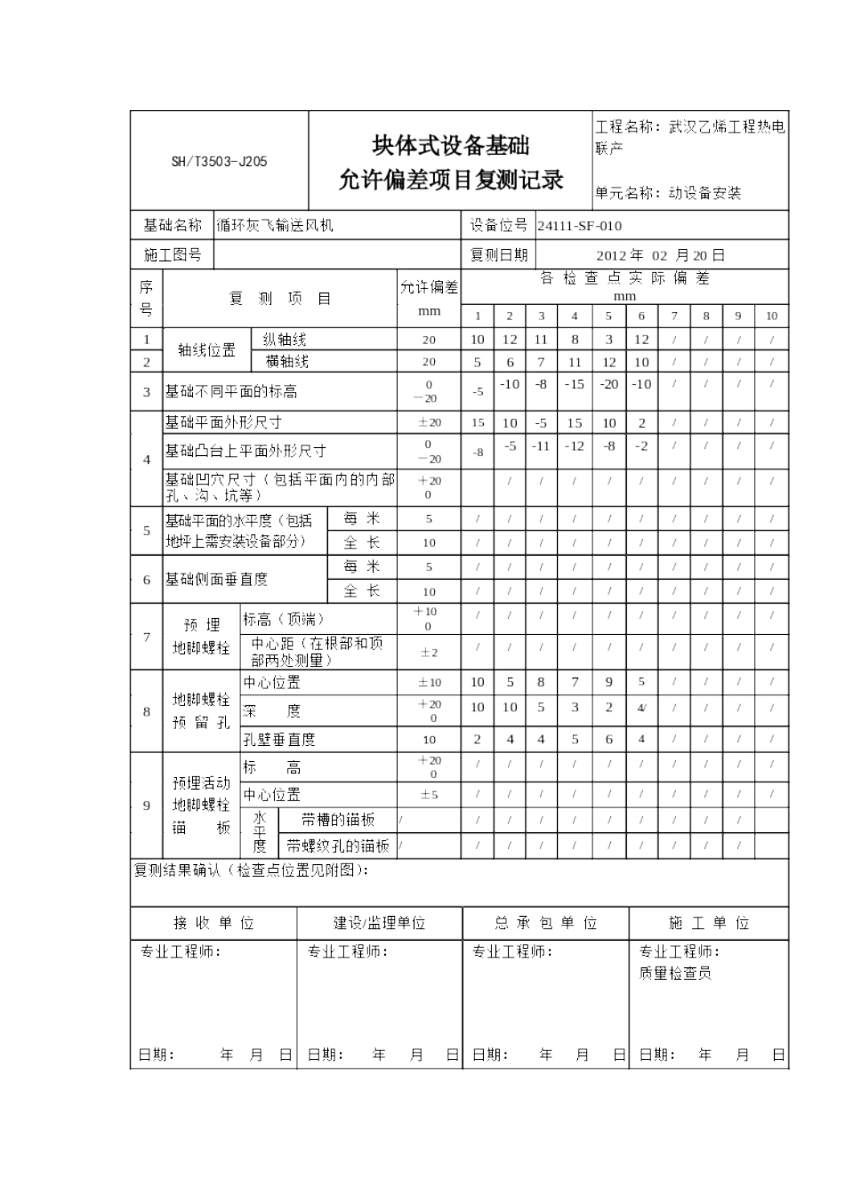 乙烯工程平行检验资料_第2页